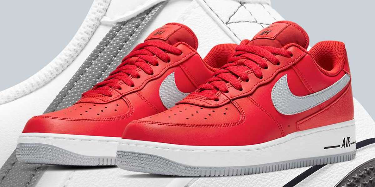 Latest Release Nike Air Force 1 Low DD7113-600 Red Grey